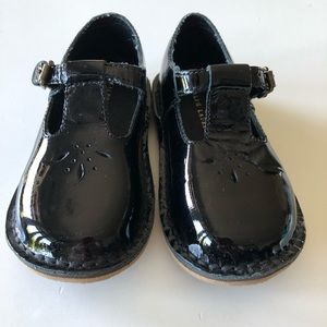 New Ralph Lauren Girls Leather Shoes 7.5